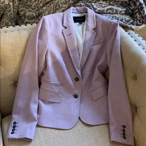 NWOT Banana Republic light purple tweed blazer